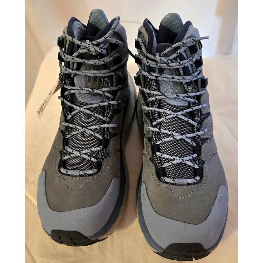 Hoka Womens Kaha 2 GTX Gortex Mountain Spring/Harbor Mist Hiking Shoes Size 9
